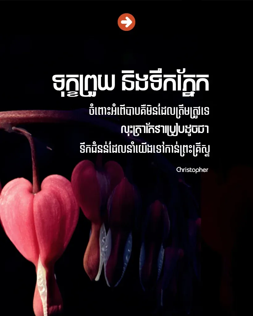 ទុក្ខព្រួយ និងទឹកភ្នែកចំពោះអំពើបាប