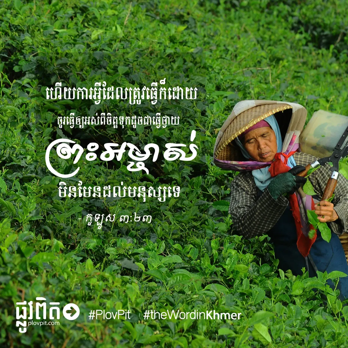ថ្វាយដល់ព្រះអម្ចាស់
