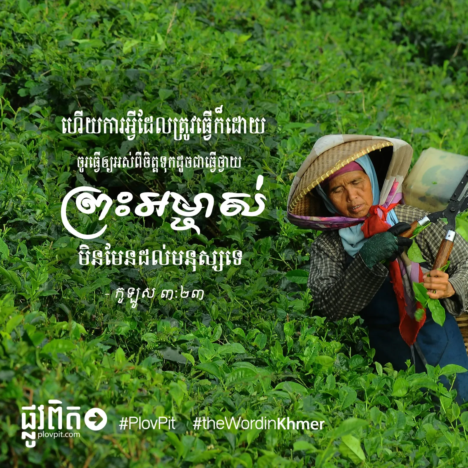 ថ្វាយដល់ព្រះអម្ចាស់